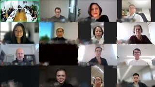 Participants of the workshop on energy efficiency standards for EV chargers in the EU and China