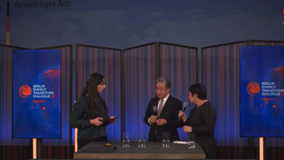 Mr. Liu Dechun, Director General of Environment and Resources Department (NDRC), delivered a speech at the 11th Berlin Energy Transition Dialogue (BETD)