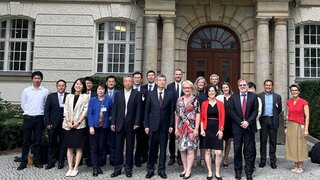 Participants of the 12th annual meeting of the Sino-German Working Group on Energy