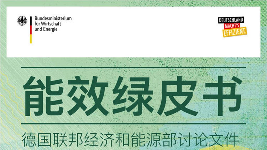 [Translate to cn:] BMWi Greenbook Energy Efficiency_CN
